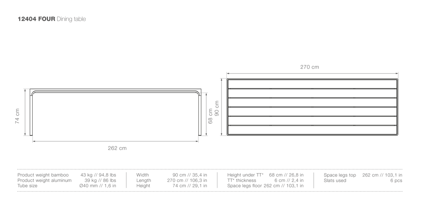 HOUE FOUR Dining Table