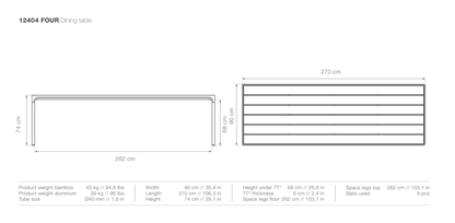 HOUE FOUR Dining Table