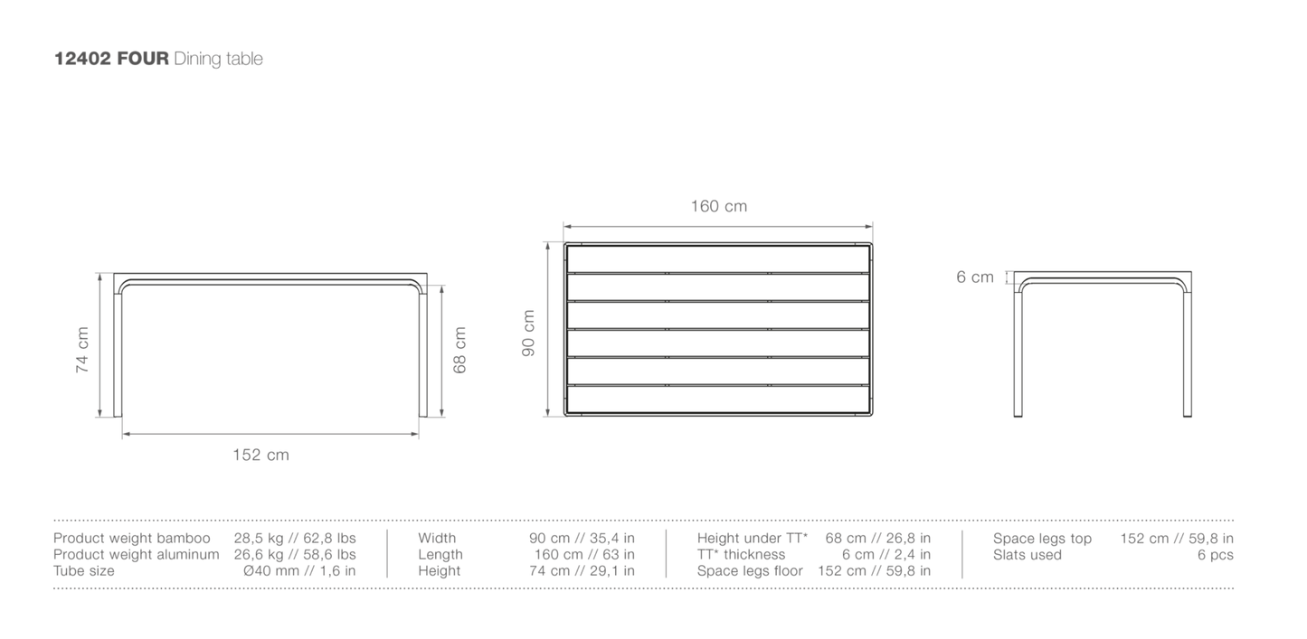 HOUE FOUR Dining Table