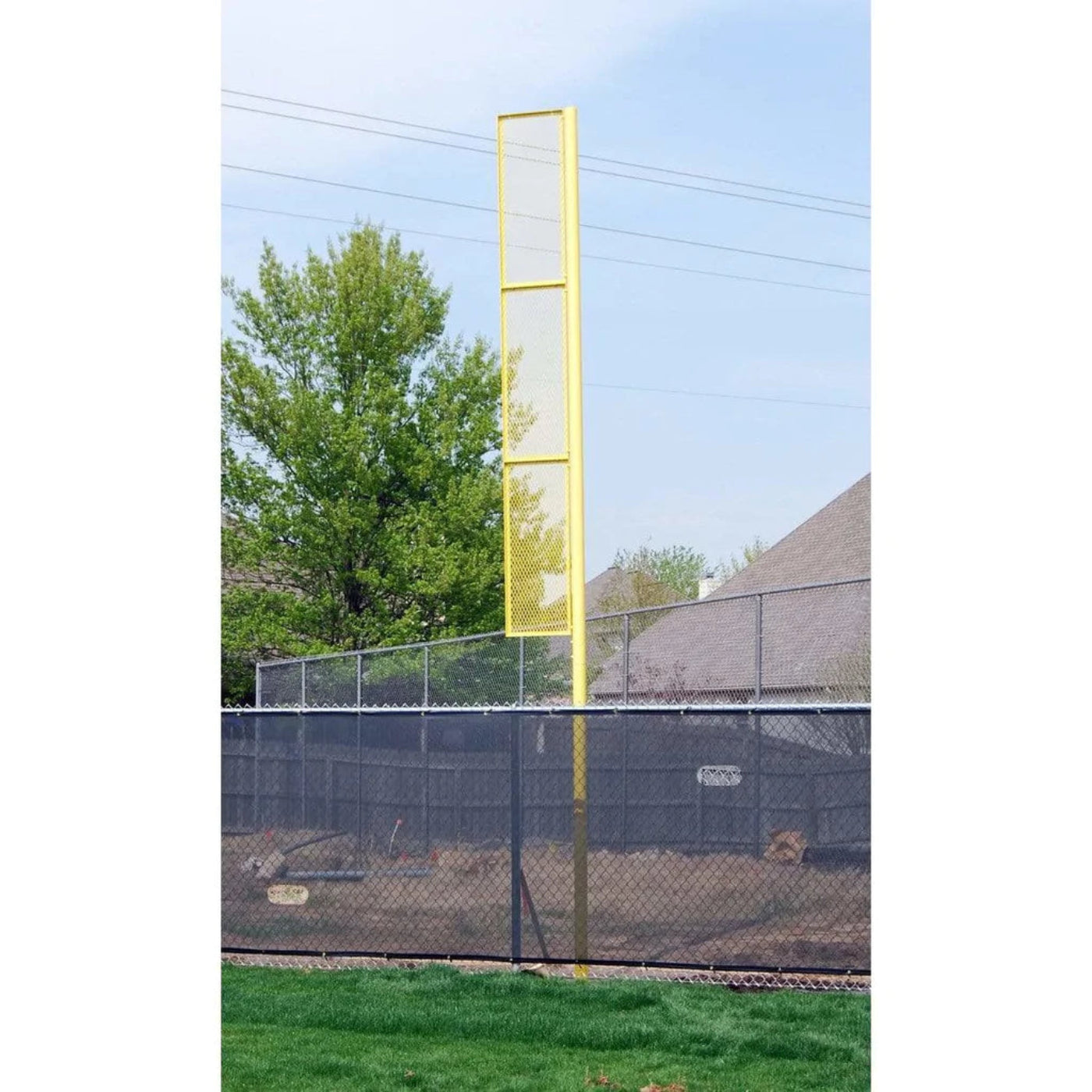 Gared Sports 30' Stadium Surface Mount Foul Pole BSPOLE-30SM (Pair) - BSPOLE-30SM