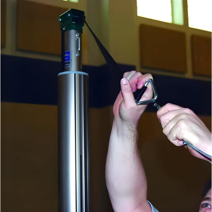 Gared Sports 4" OD Libero Master Telescopic One Court Volleyball System - 7300