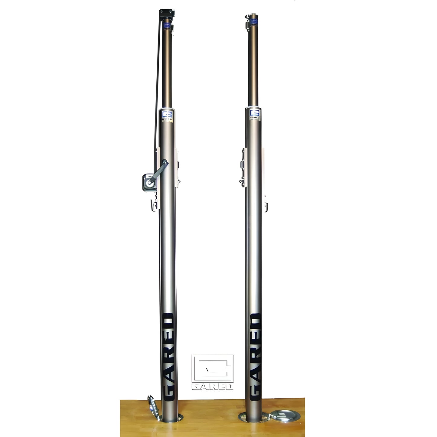 Gared Sports 4" OD Libero Master Telescopic One Court Volleyball System - 7300