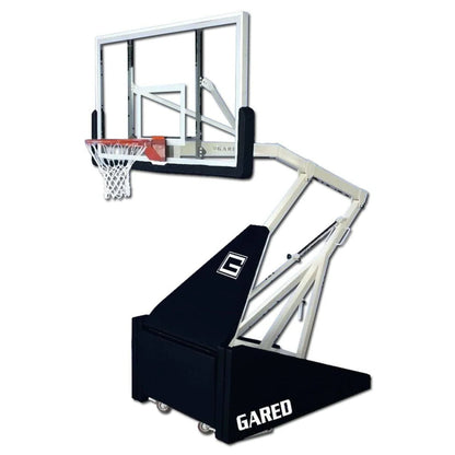 Gared Sports Hoopmaster LT Spring-Lift Indoor Portable Basketball Hoop w/ 5' Boom - 9305