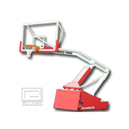 Gared Sports Pro S Spring-Lift Portable Basketball Hoop w/ 10’ 8’’ Boom - 9618