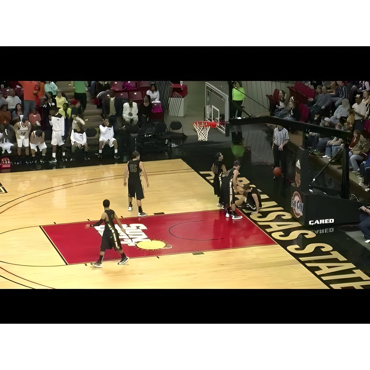 Gared Sports Pro S Spring-Lift Portable Basketball Hoop w/ 10’ 8’’ Boom - 9618