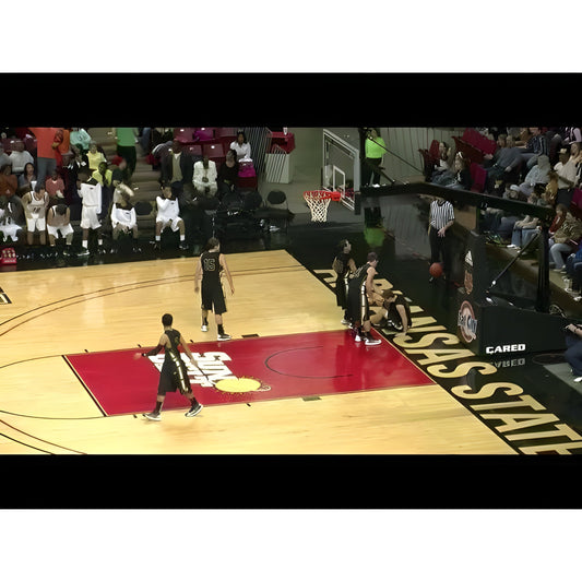 Gared Sports Pro S Spring-Lift Portable Basketball Hoop w/ 10’ 8’’ Boom - 9618