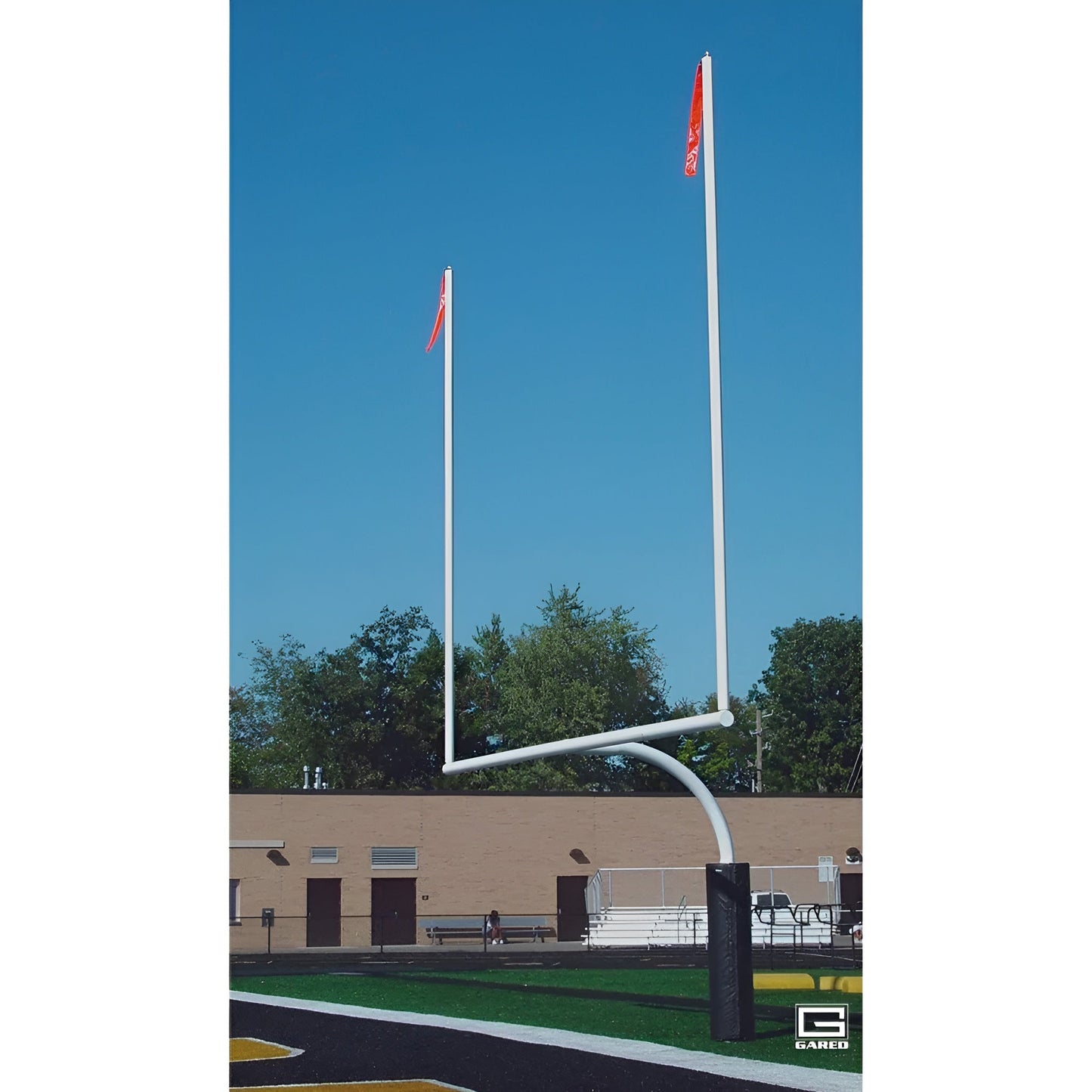 Gared Sports Redzone 4-1/2" Football Goalposts (Pair) - FGHS45IGW