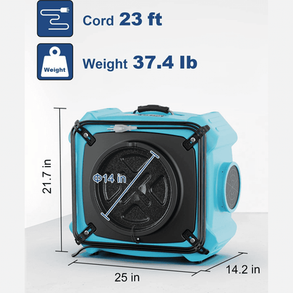 AlorAir PureAiro HEPA Max 870 Air Scrubber Wholesale Packs Pack of 5 - HEPA Max 870 pack of 5