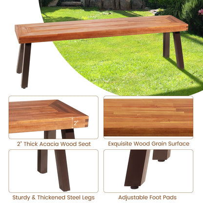 Tangkula 6 Piece Outdoor Dining Set, Patiojoy Outdoor Wicker Conversation Set - HW66354+OP70690+HW66352