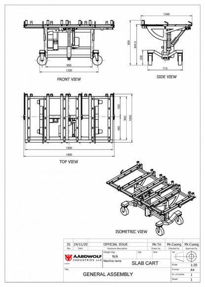 Aardwolf Kitchen Installation Cart - AKIC