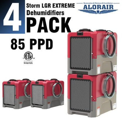 ALORAIR® Storm LGR Extreme 85 Pint Commercial Restoration Dehumidifiers Pack of 4 - 4*Strom LGR Extreme in Yellow