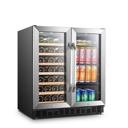 Lanbo 30" Dual Zone Wine and Beverage Coolers - LW3370B