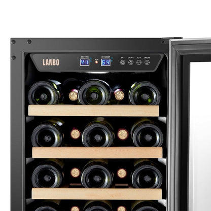 Lanbo 33 Bottle Single Zone Wine Coolers - LW33S