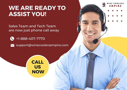 Lanbo 46 Bottles Dual Zone Stainless Steel Wine Coolers - LW46D