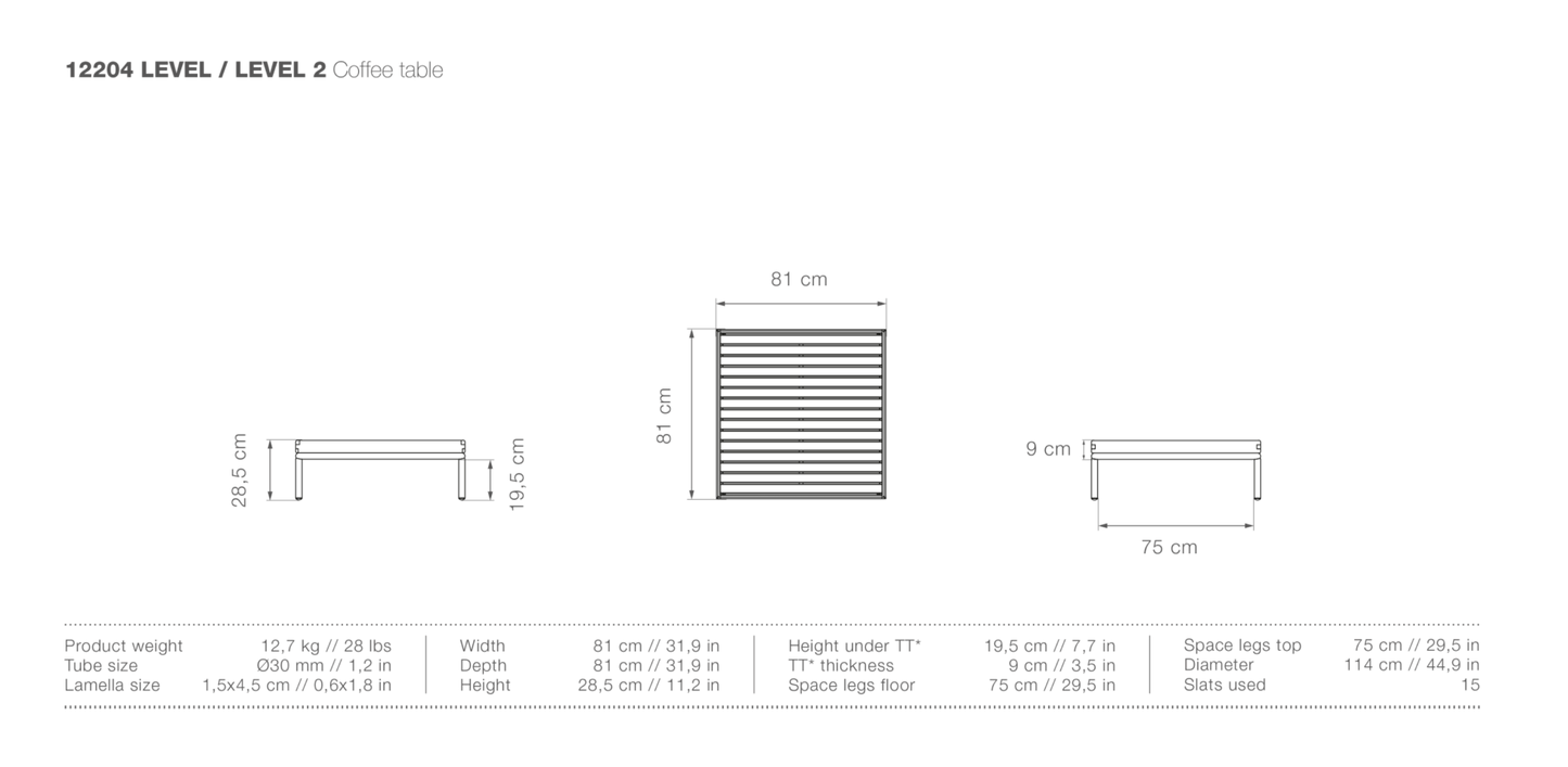 HOUE LEVEL Coffee Table