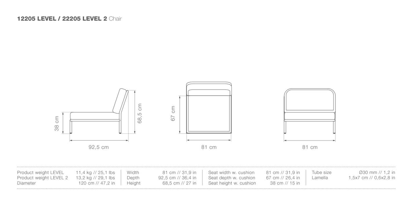 HOUE LEVEL Outdoor Chair