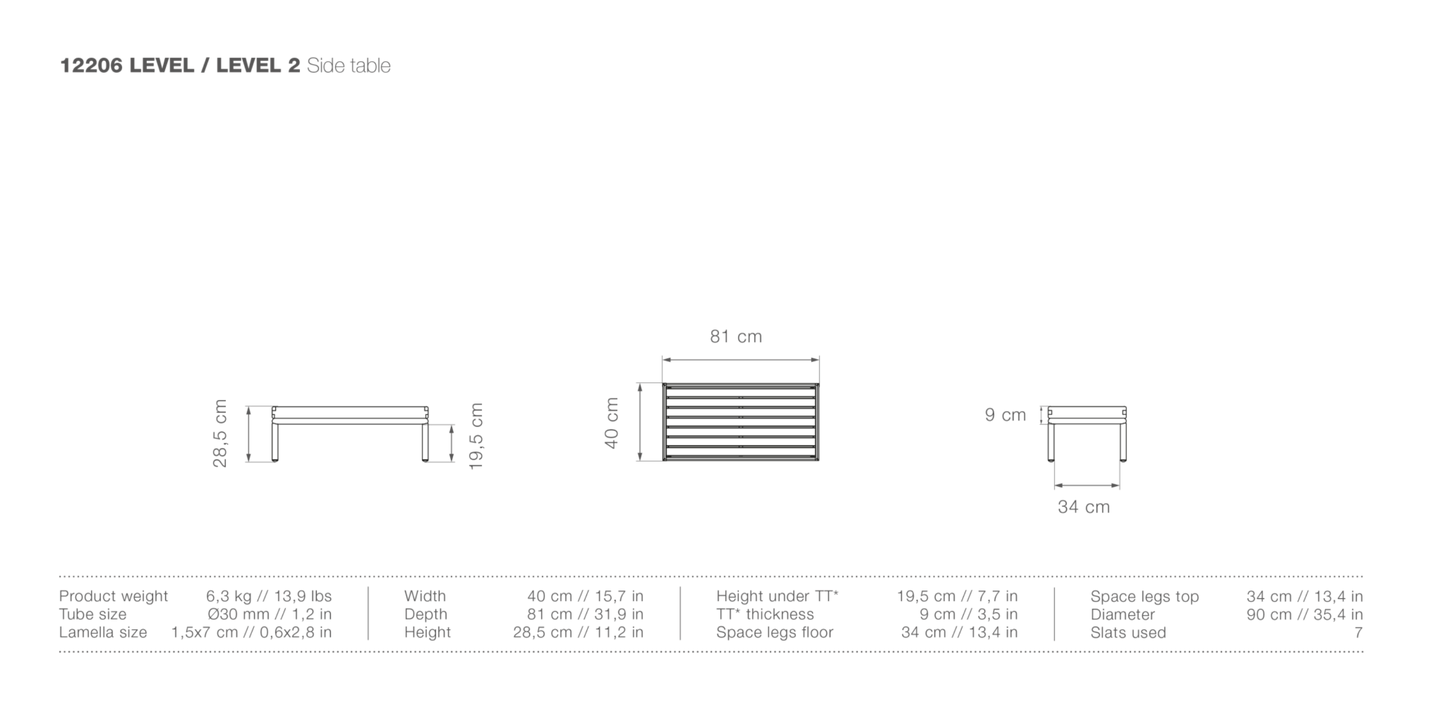 HOUE LEVEL Side Table