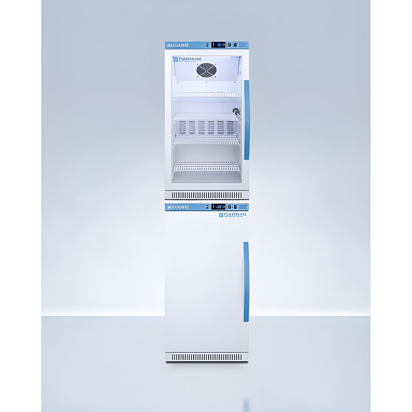 Accucold Summit 20" Wide Performance Series All-Refrigerator/All-Freezer Combination - ARG31PVBIADA-AFZ2PVBIADASTACKLHD