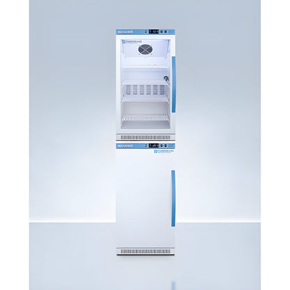 Accucold Summit 20" Wide Performance Series All-Refrigerator/All-Freezer Combination - ARG31PVBIADA-AFZ2PVBIADASTACKLHD
