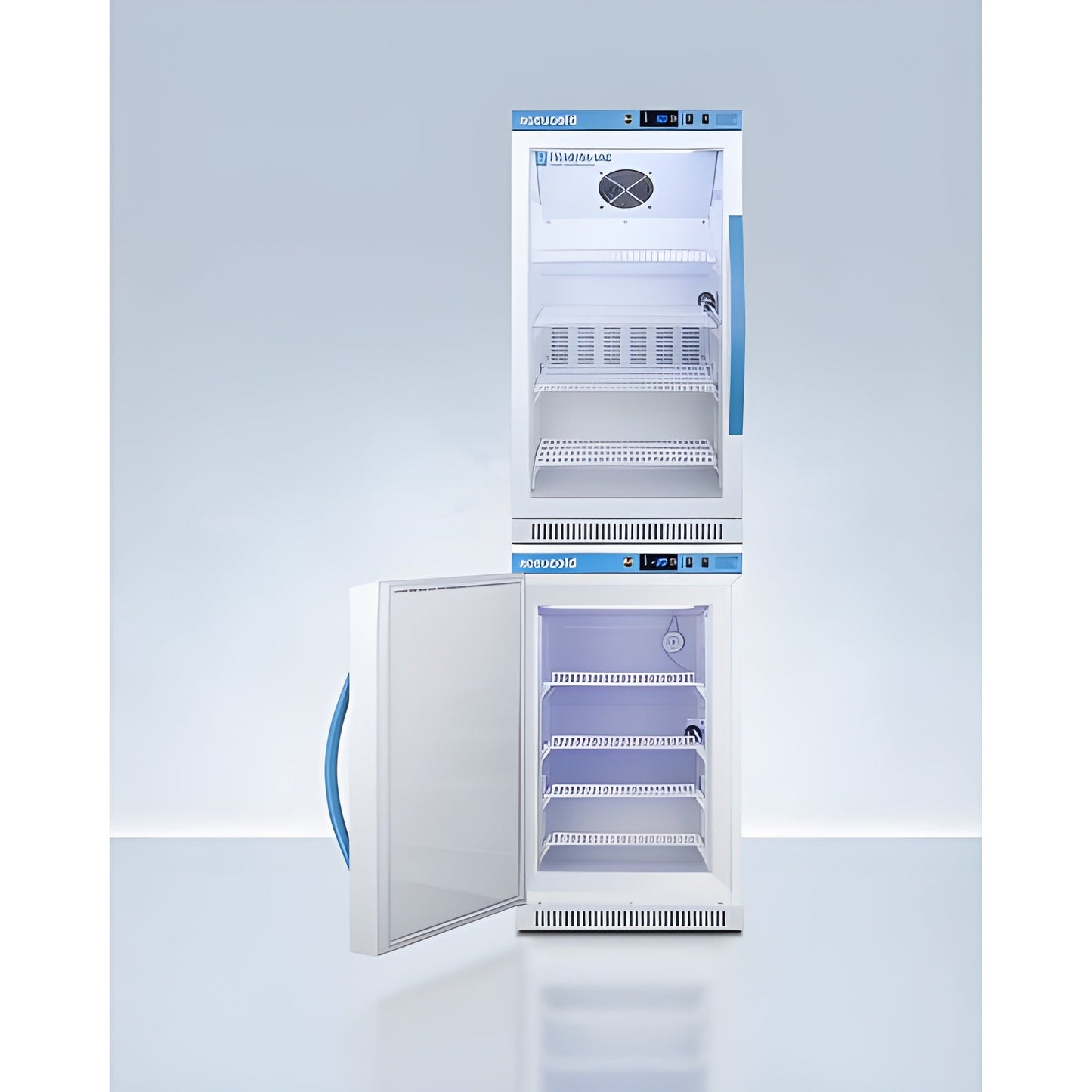 Accucold Summit 20" Wide Performance Series All-Refrigerator/All-Freezer Combination - ARG31PVBIADA-AFZ2PVBIADASTACKLHD
