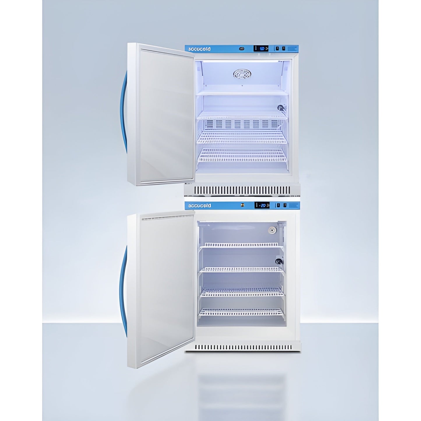 Accucold Summit - 24" Wide Performance Series All-Refrigerator/All-Freezer Combination  - ARS6PV-AFZ5PVBIADASTACKLHD