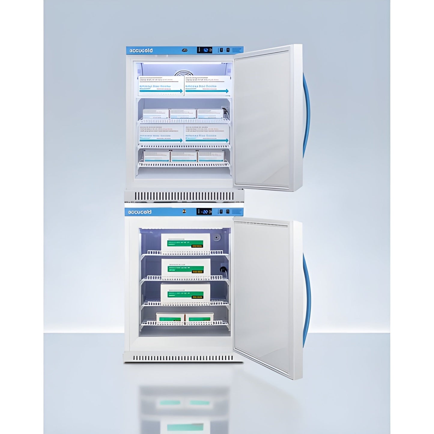 Accucold Summit - 24" Wide Performance Series All-Refrigerator/All-Freezer Combination  -  ARS6PV-AFZ5PVBIADASTACK