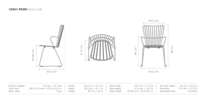 HOUE PAON Outdoor Dining Chair