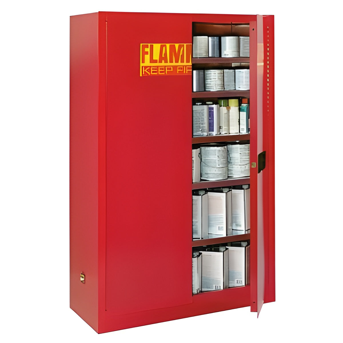 Sandusky Paint and Ink Storage Cabinets - CABINET, SAFETY, PAINT&INK, 60 GAL CAP - PC60-P