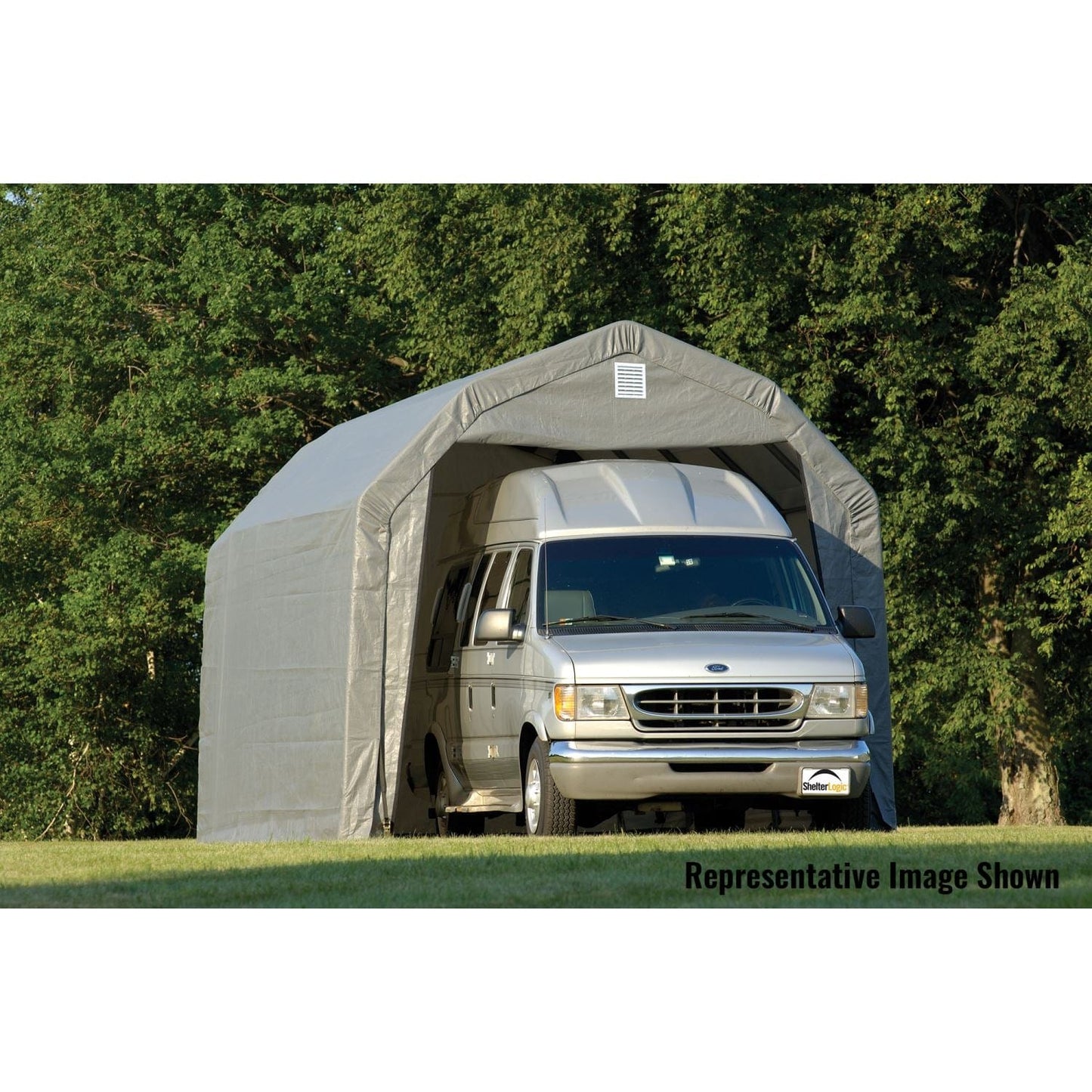 ShelterLogic | ShelterCoat 12 x 24 x 11 ft. Garage Barn Gray STD - 90153