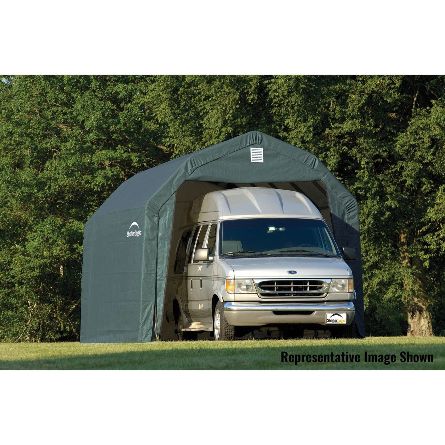 ShelterLogic | ShelterCoat 12 x 24 x 9 ft. Garage Barn Green STD - 97154