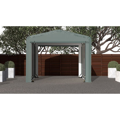 ShelterLogic | ShelterTube Wind and Snow-Load Rated Garage 12x18x10 Green - SQAACC0104C01201810