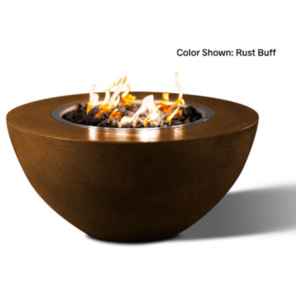Slick Rock Concrete 34" Oasis Round Fire Bowl with Electronic Ignition - KOF34EING