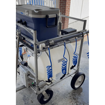 Wheelin Water Team Trainer (35 GALLON) Water Hydration Cart -  WTH35