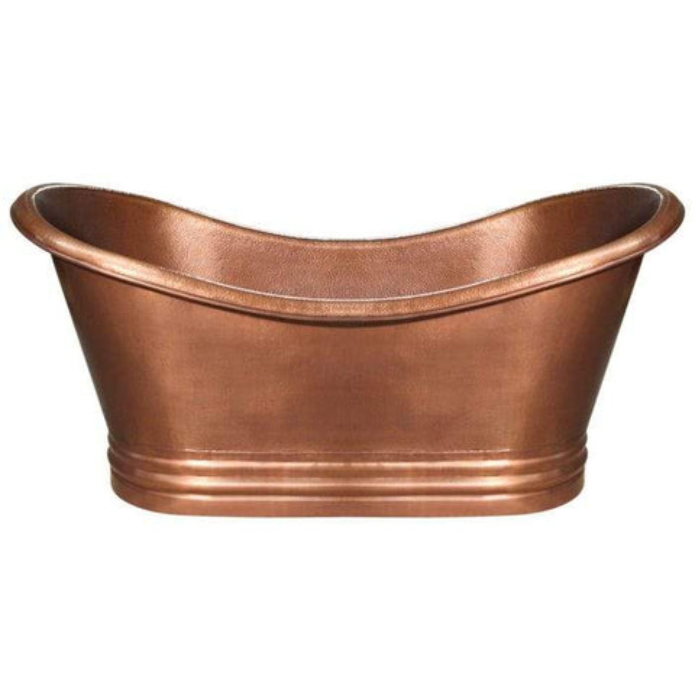 Whitehaus Freestanding Copper Tub In Hammered Copper Or Bronze - WHCT-1001