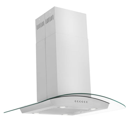 Alpine ZLINE Alpine Series Convertible Island Mount Range Hood in Stainless Steel (ALP70IS) - ALP70IS-30