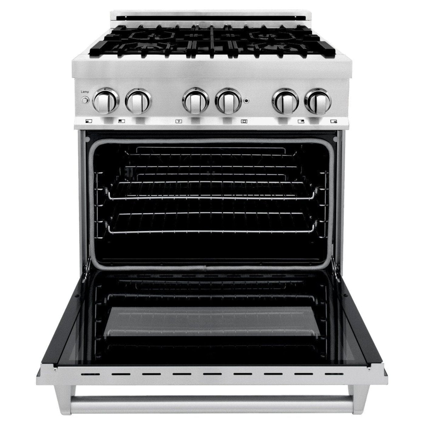 ZLINE Appliance Package 30 in. Dual Fuel Range & 30 in. Range Hood, 2KP-RARH30